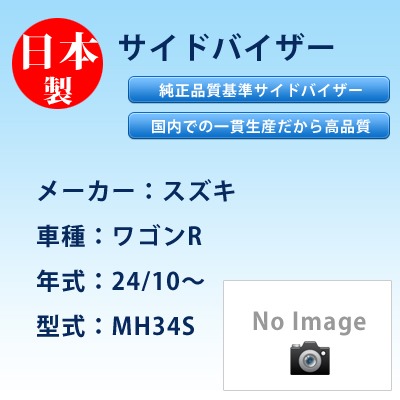 サイドバイザー　スズキ／ワゴンR／24/10〜／MH34S